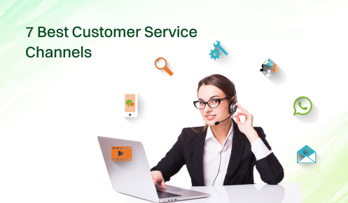 7 Best Customer Service Channels - Graphical Representation